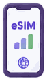 A phone with a second eSIM line added